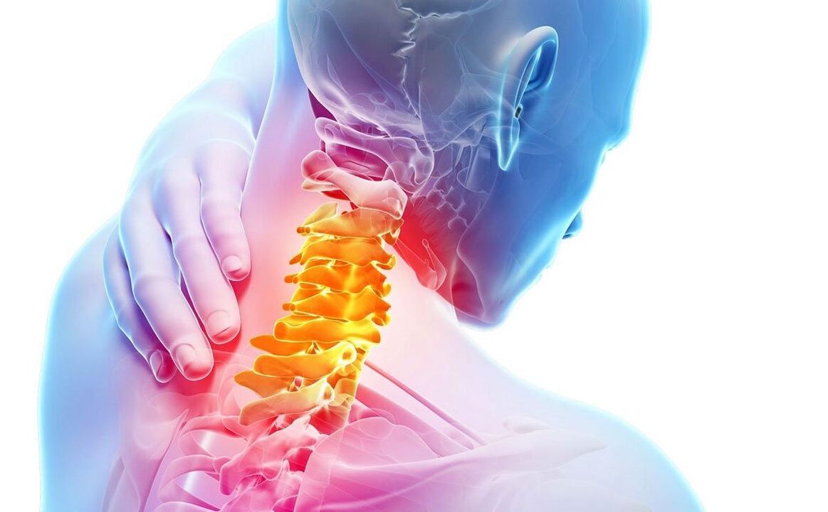 Douleur dans l'ostéochondrose cervicale